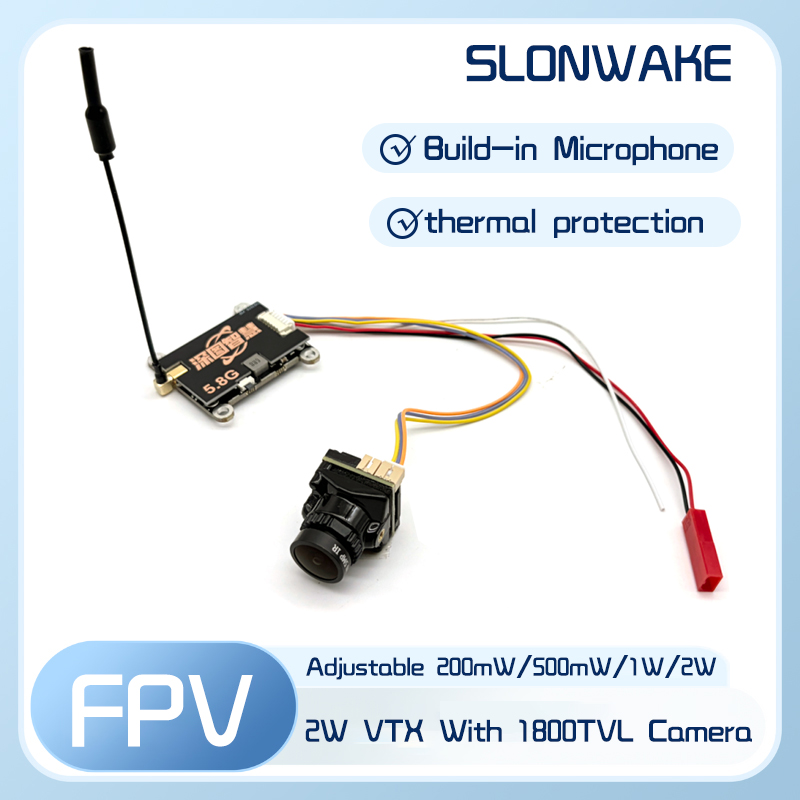 SLONWAKE 5.8G 56CH 2W transmit - Drone Transmitter ulasan dan harga