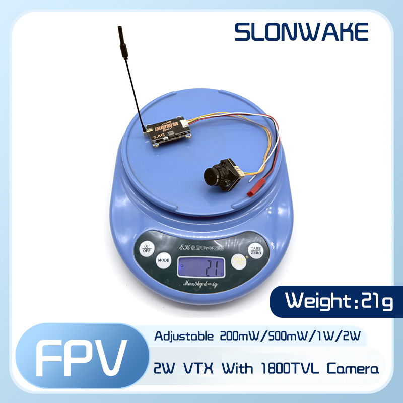 SLONWAKE 5.8G 56CH 2W transmit - Drone Transmitter ulasan dan harga