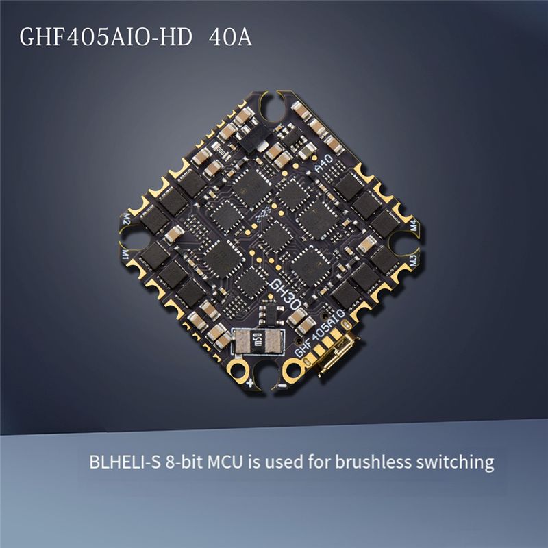 ABTI-GHF405AIO-HD 40A AIO Flig - Drone Flight Controller ulasan dan harga