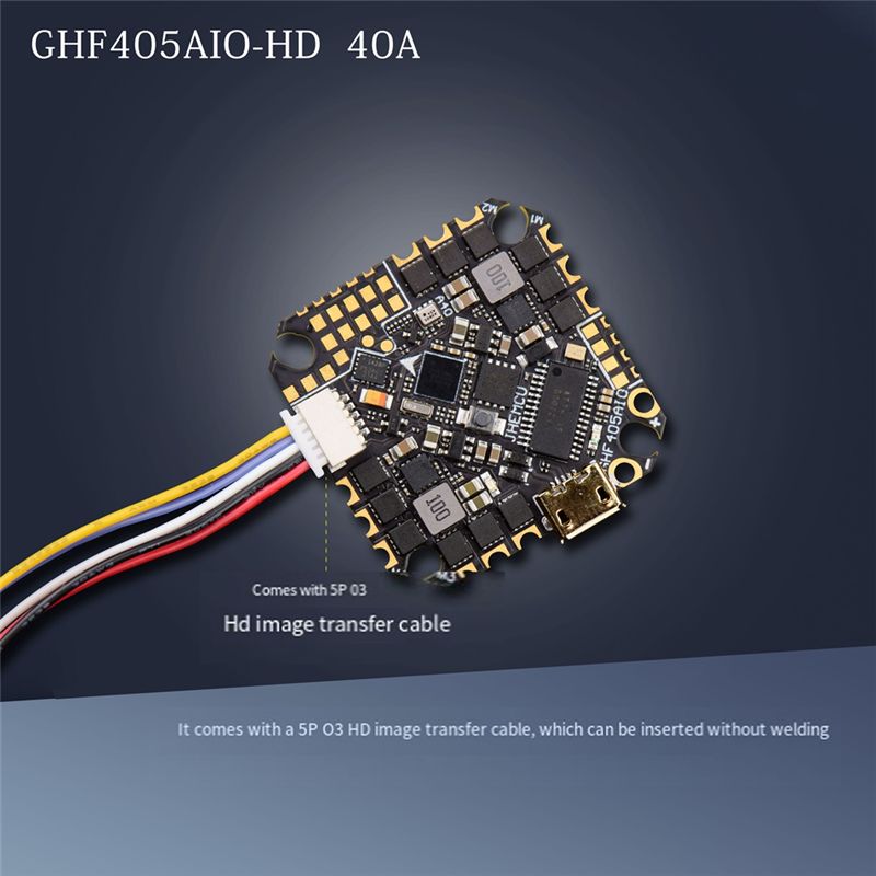 ABTI-GHF405AIO-HD 40A AIO Flig - Drone Flight Controller ulasan dan harga
